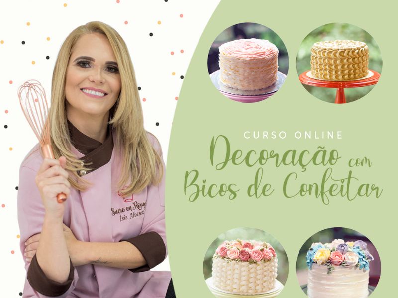 decoraçao com bicos de confeitar