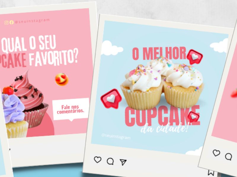 pack feed para cupcakes